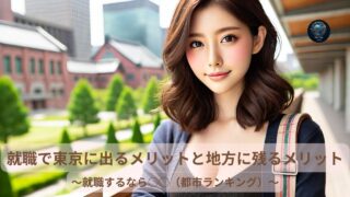 就職で東京に出るメリットと地方に残るメリット