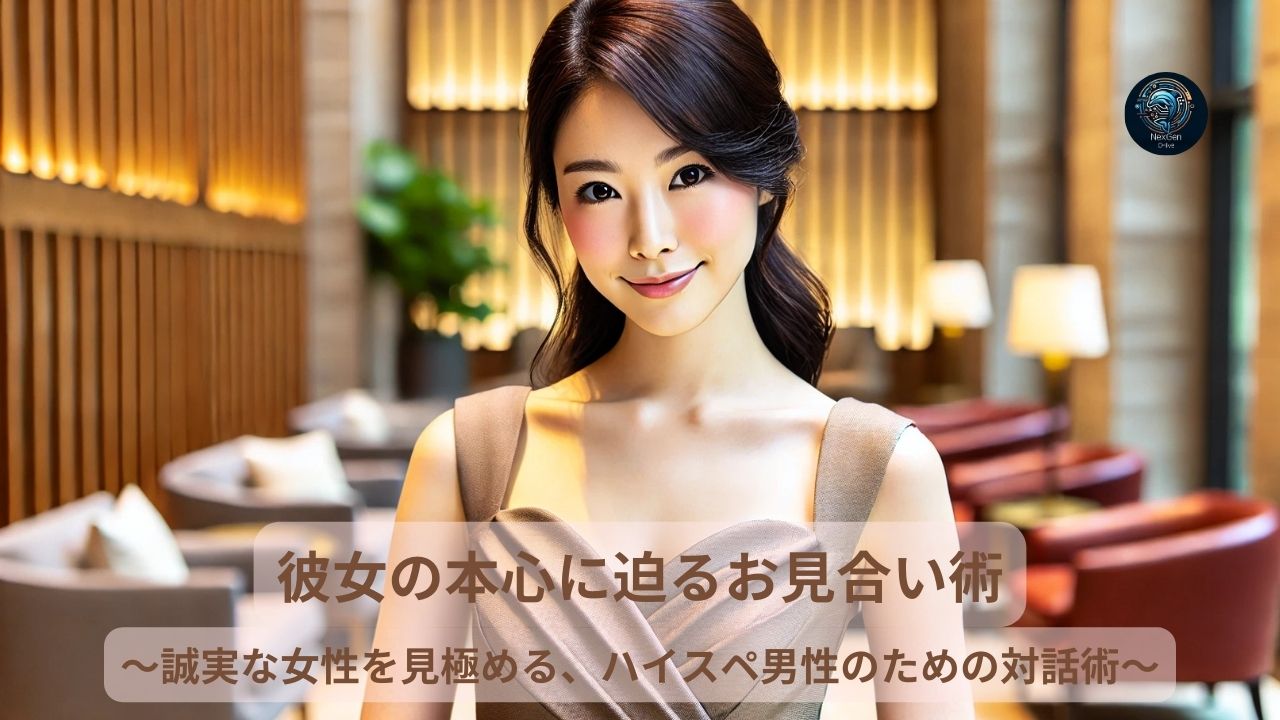 彼女の本心に迫るお見合い術