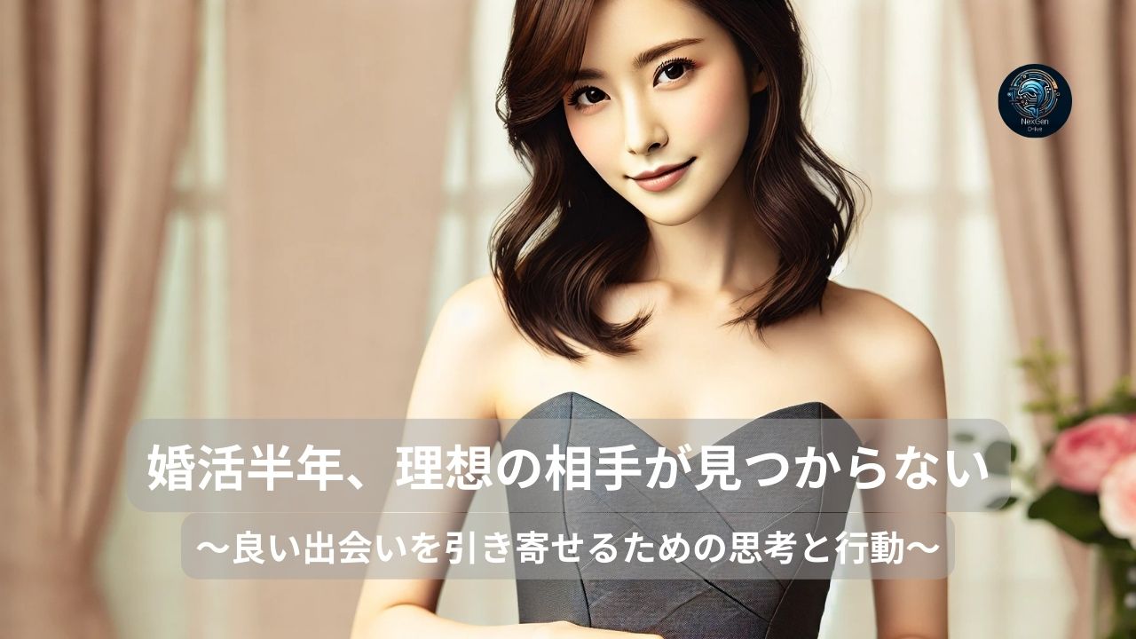婚活半年、理想の相手が見つからない…どうすれば？