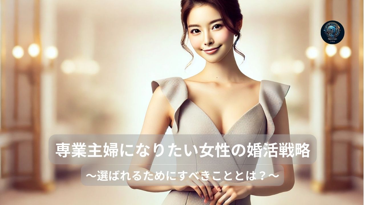 専業主婦になりたい女性の婚活戦略
