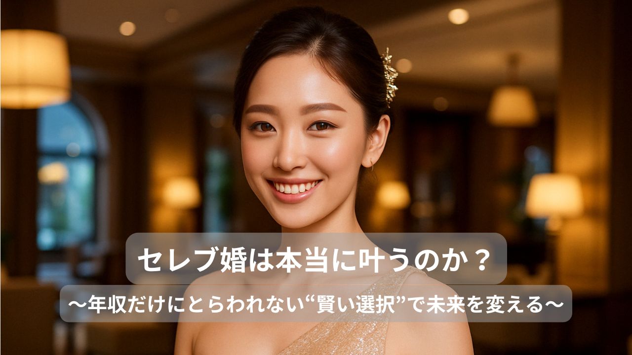 セレブ婚は本当に叶うのか？