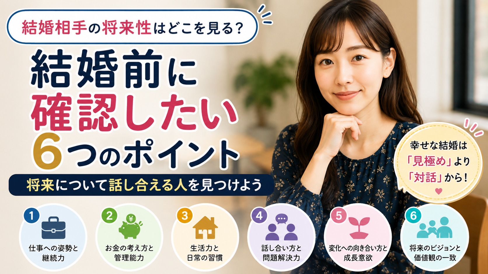 仕事・お金・生活力・話し合い方・変化への向き合い方・将来の考え方