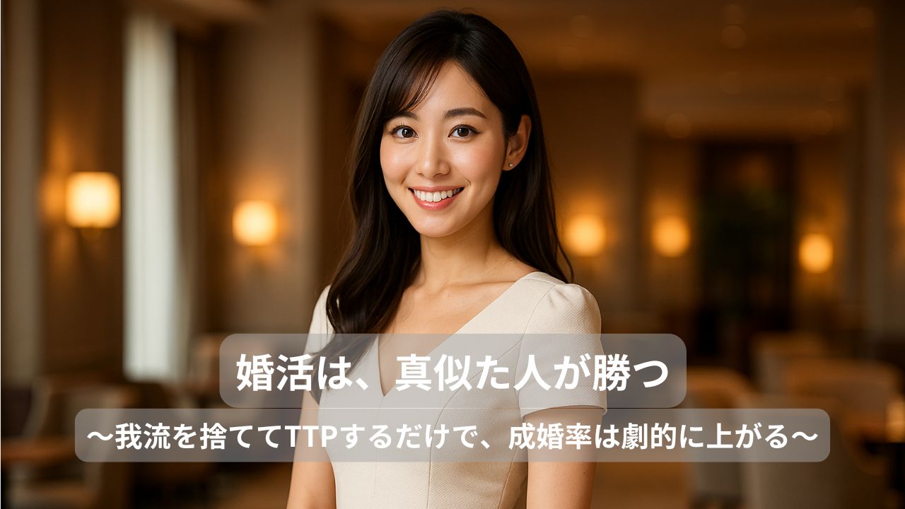 婚活は、真似た人が勝つ