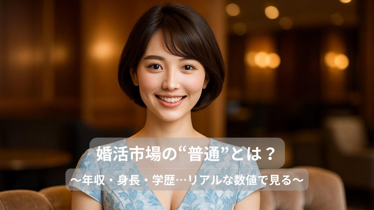 「高望み」と言われる前に知っておくべき、婚活市場の“普通”とは？
